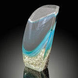 Winter Shorebreak - Glass Sculpture