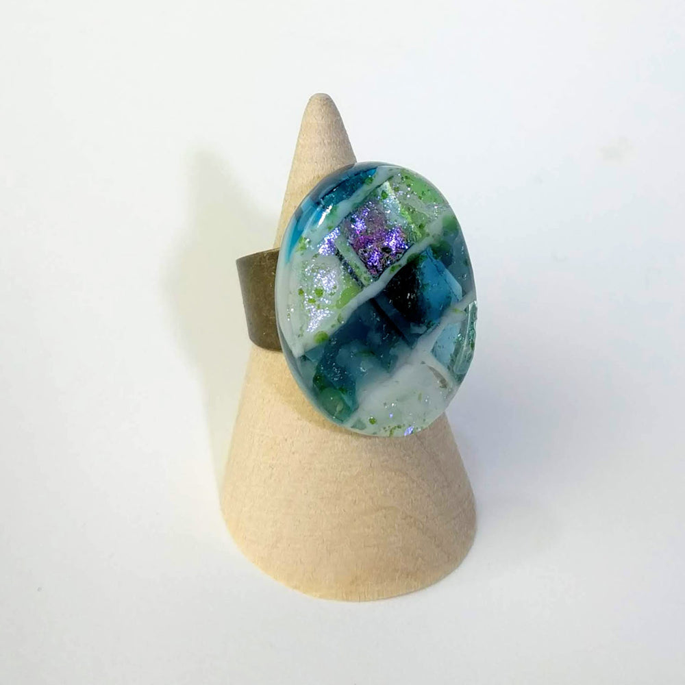 Glass ball cheap ring