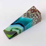 3D Aquascape Tower Pendant, Ocean Beach Necklace
