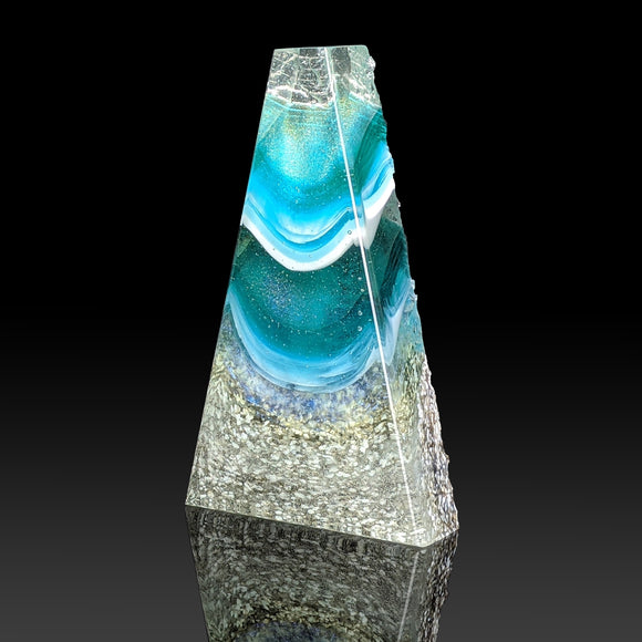 Duality Flows - Glass Sculpture