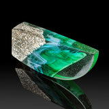 Emerald Shorebreak - Glass Sculpture