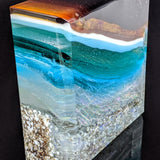 Amber Waves - Glass Sculpture