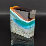 Amber Waves - Glass Sculpture