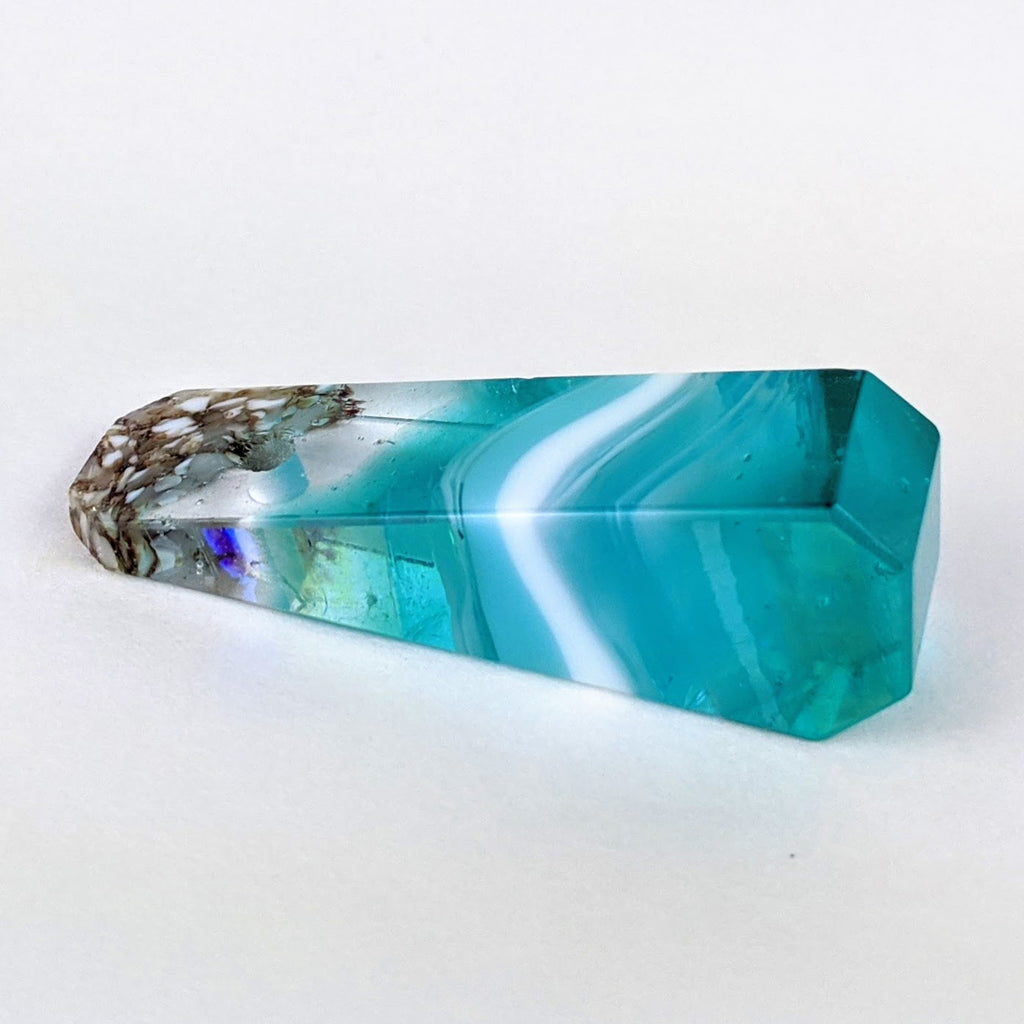 3D Aquascape Tower Pendant, Ocean Beach Necklace
