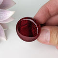 Dark Garnet Red Statement Ring, Cocktail Ring, Chunky Ring, Glass Ring, Big Bold Adjustable Ring
