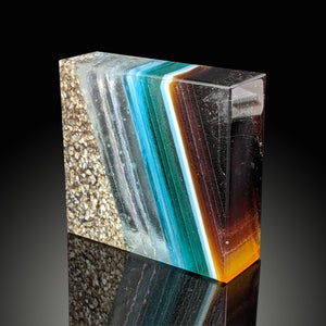 Amber Waves - Glass Sculpture