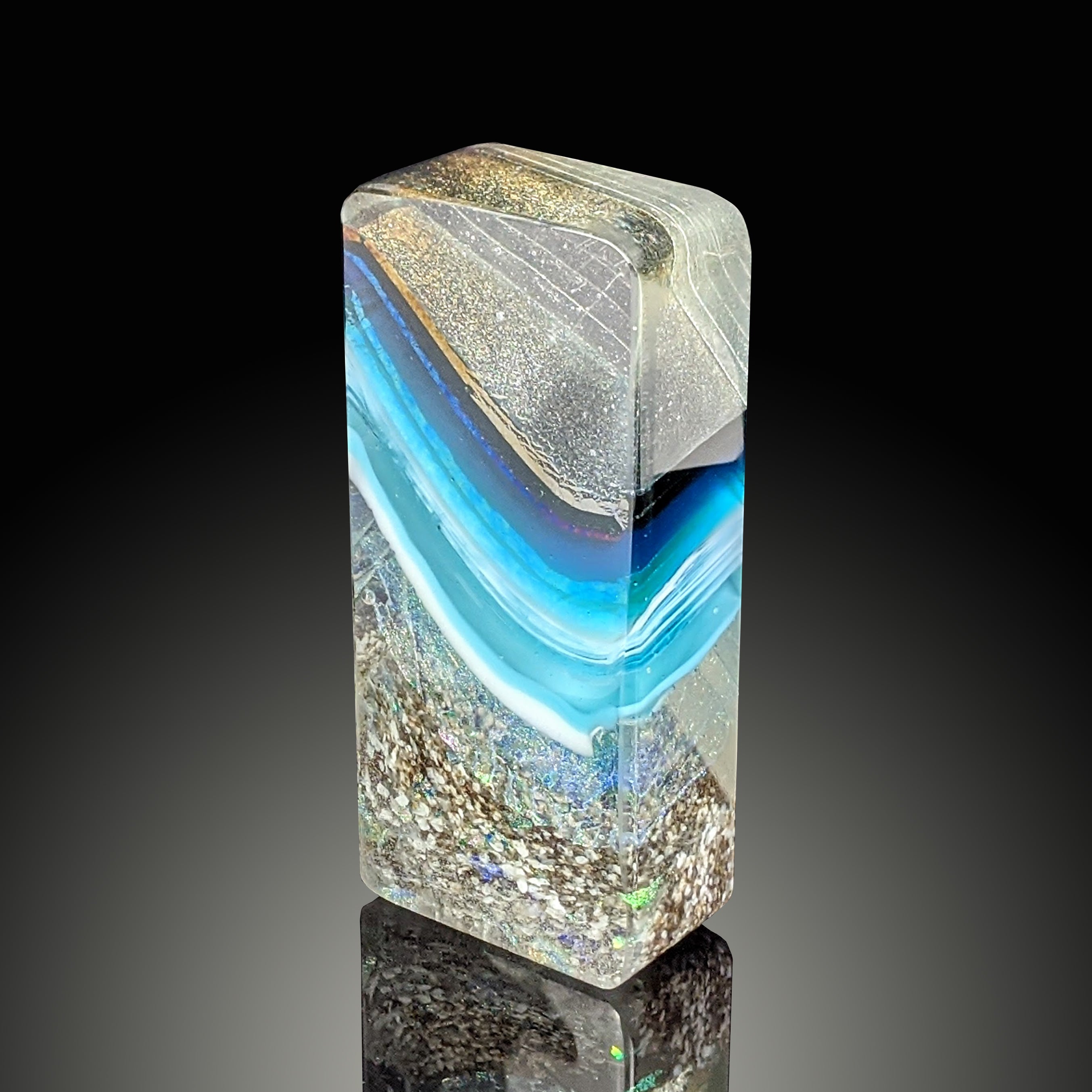 Left Hander - Glass Sculpture