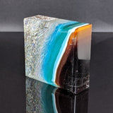 Amber Waves - Glass Sculpture