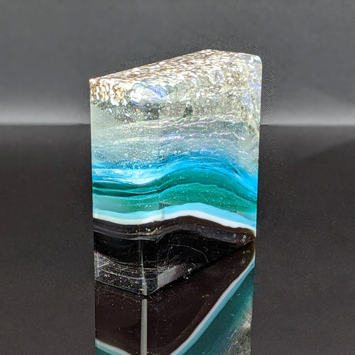 Amber Waves - Glass Sculpture