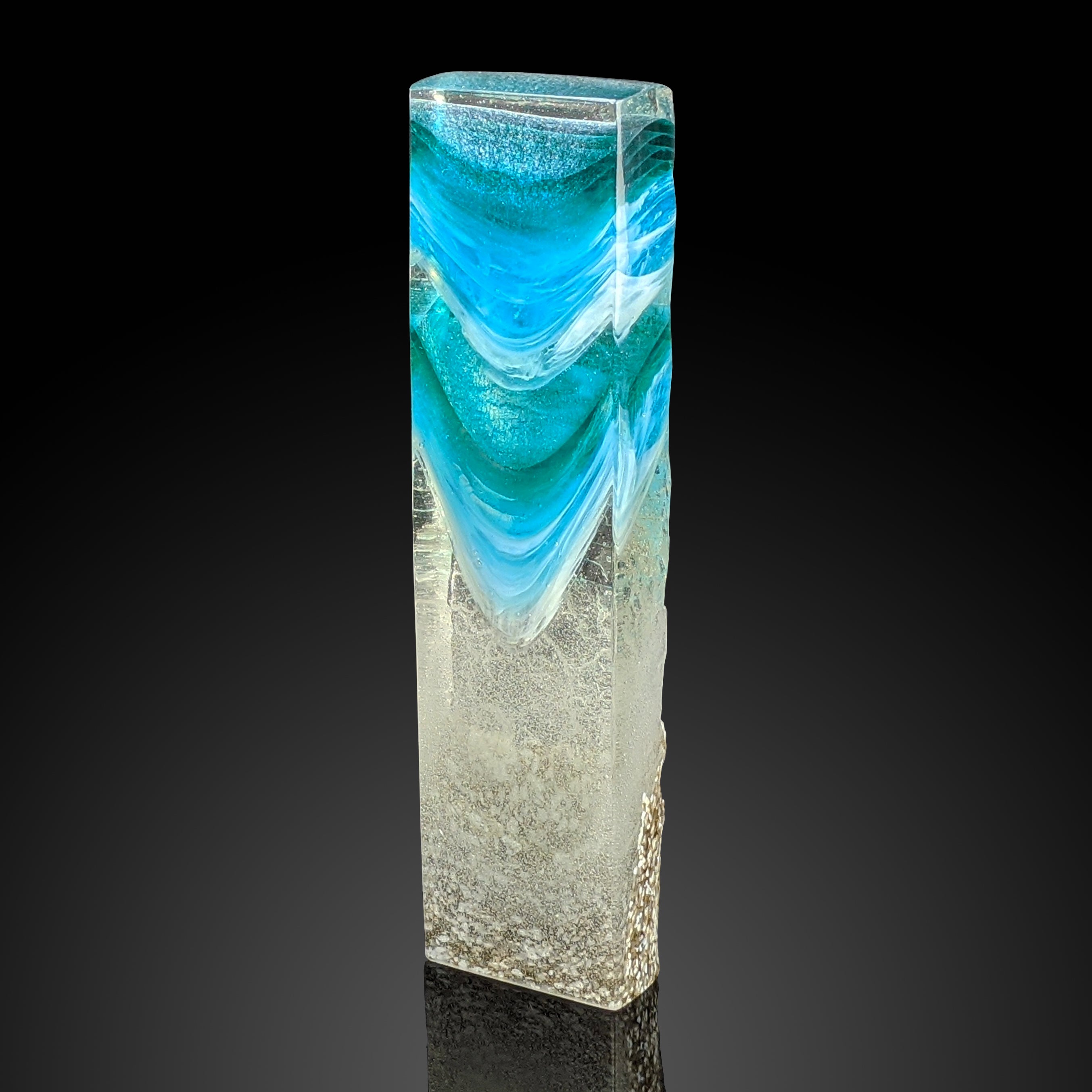 Glacier Drip - Glass Sculpture