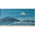 Vintage Blue Wave - Sand Tapestry